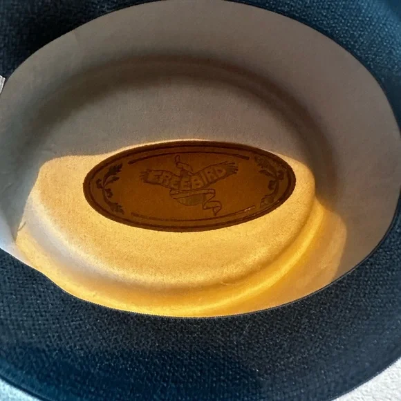 Freebird Georgia Suede Cream embellished Hat - Picture 5 of 9